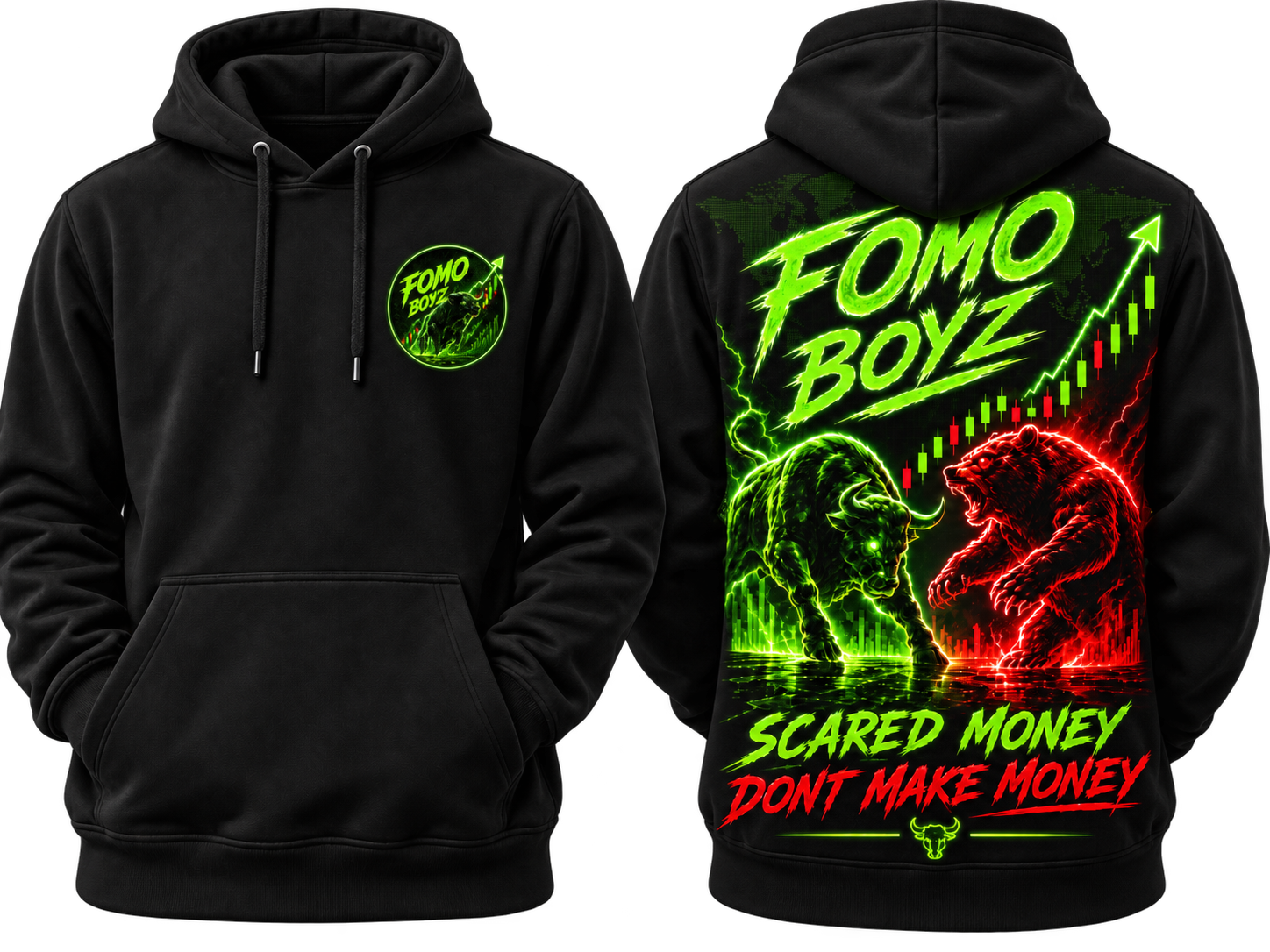 Scared Money Don't Make Money hoodie