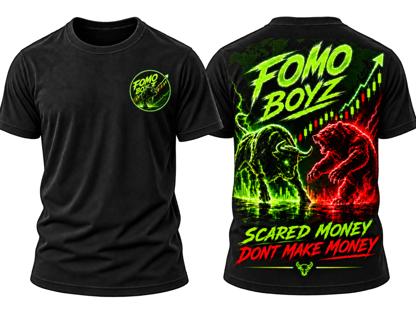 FOMOBOYZ scared money tee
